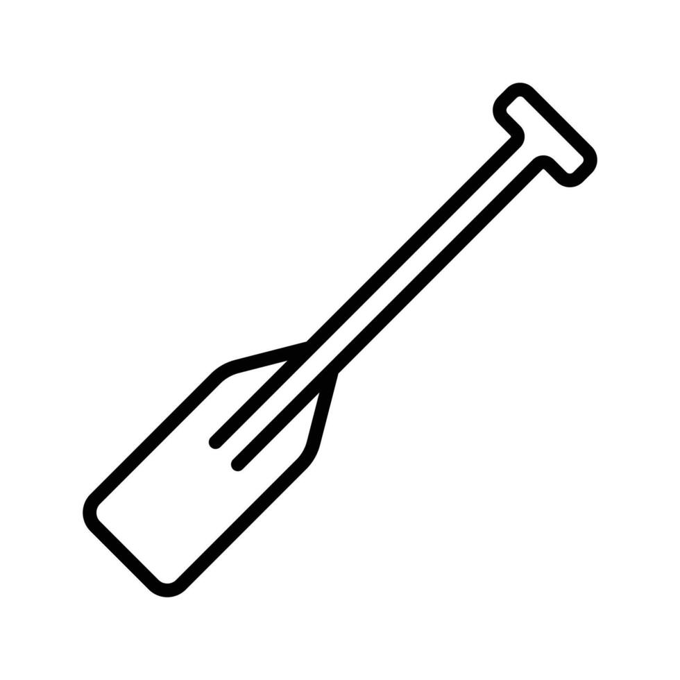 Wooden Paddle Icon vector