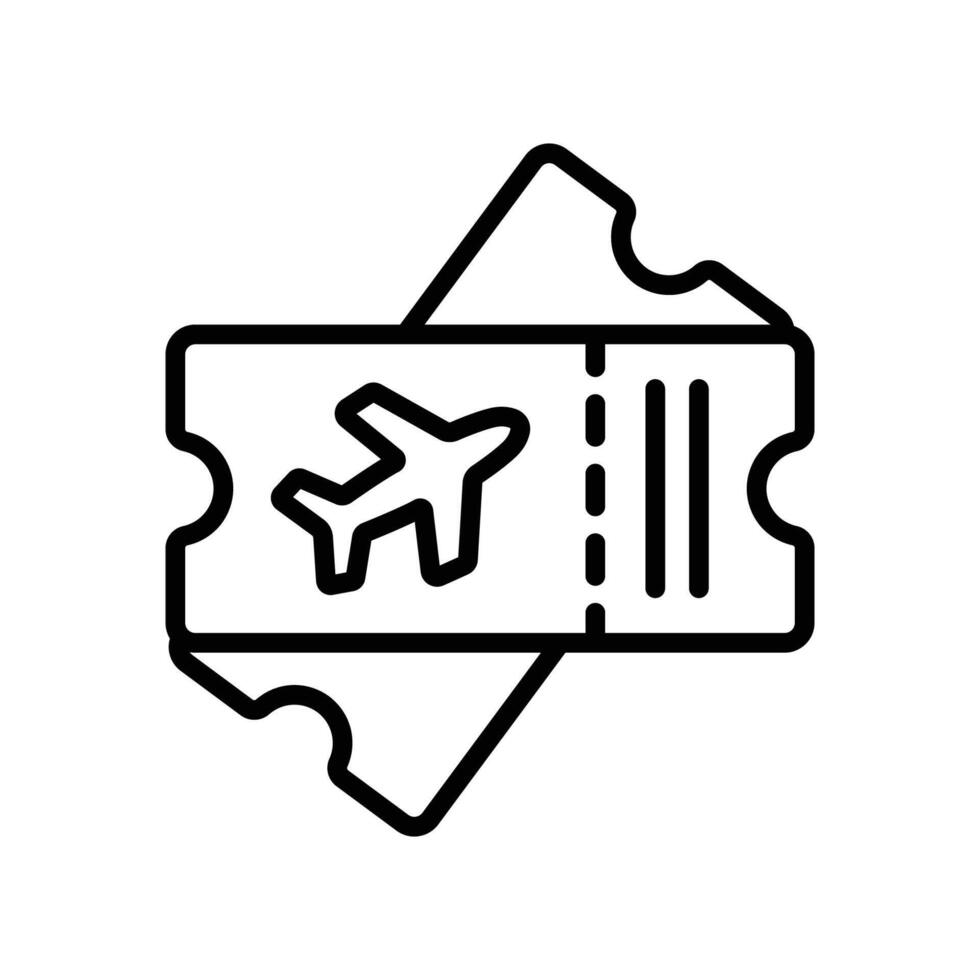Travel Document and Boarding Pass Icon Pack vector