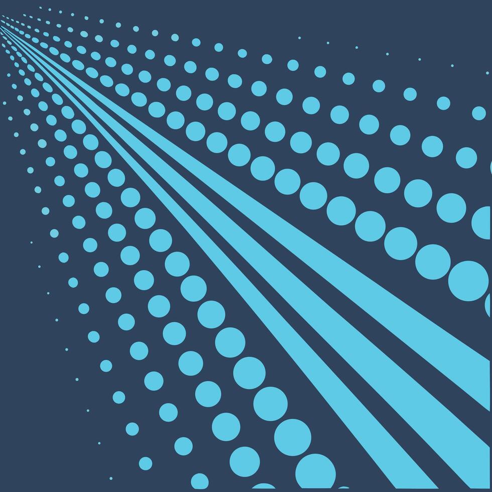 Abstract blue dotted lines background design vector