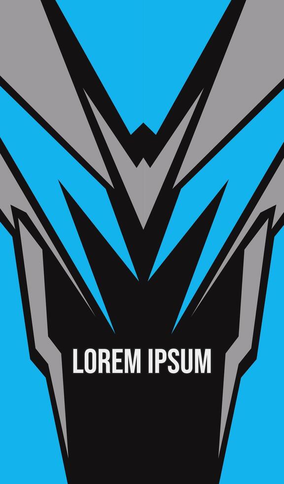Esports Jersey Design Template vector