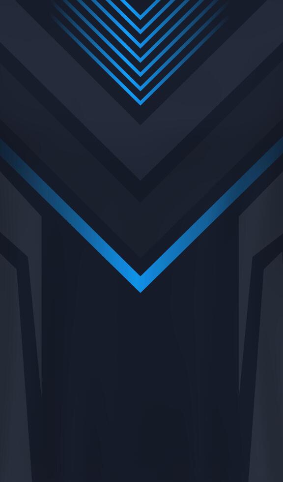Navy Blue Sportswear Jersey with Geometric Chevron Design vector