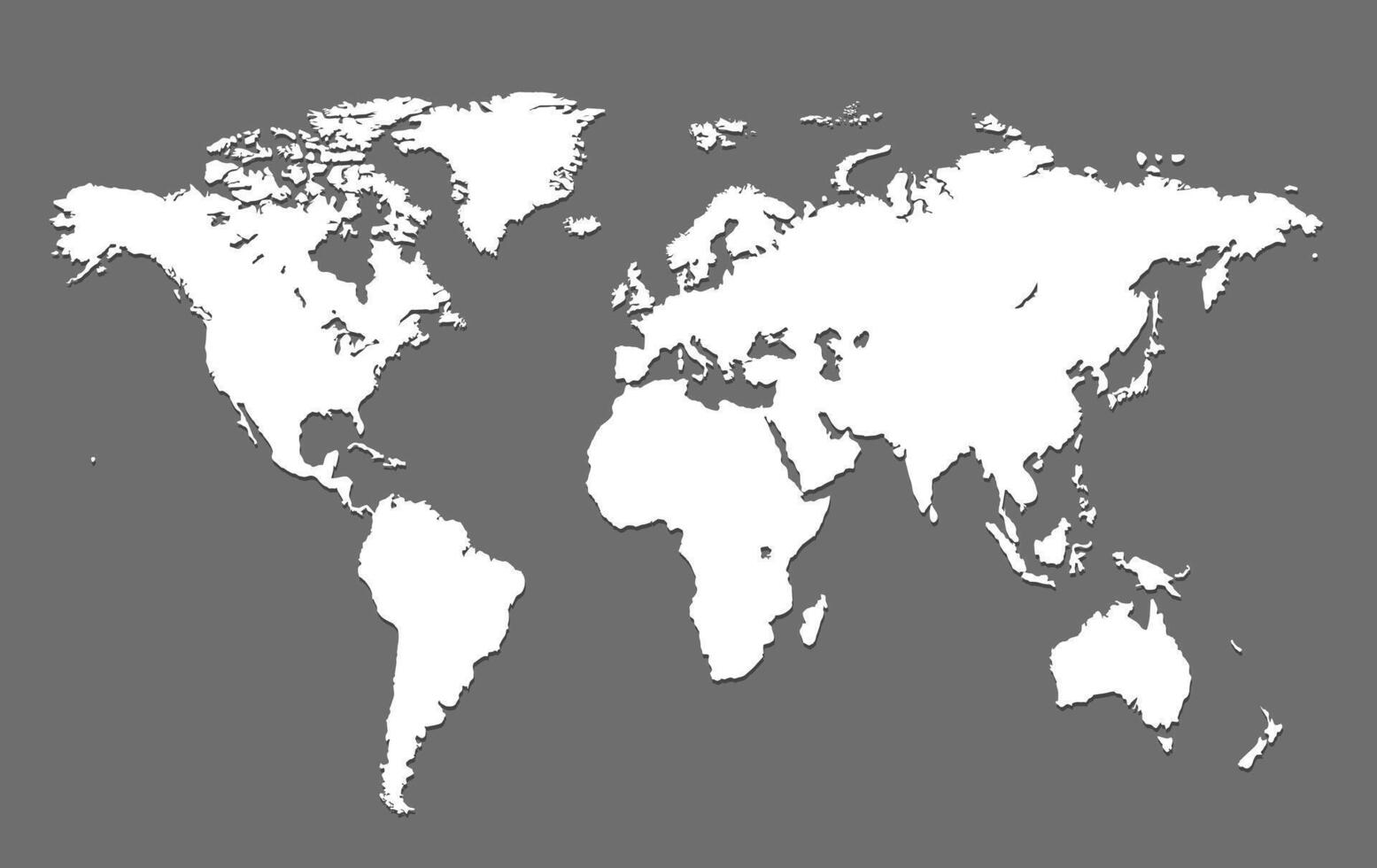 The World map. vector