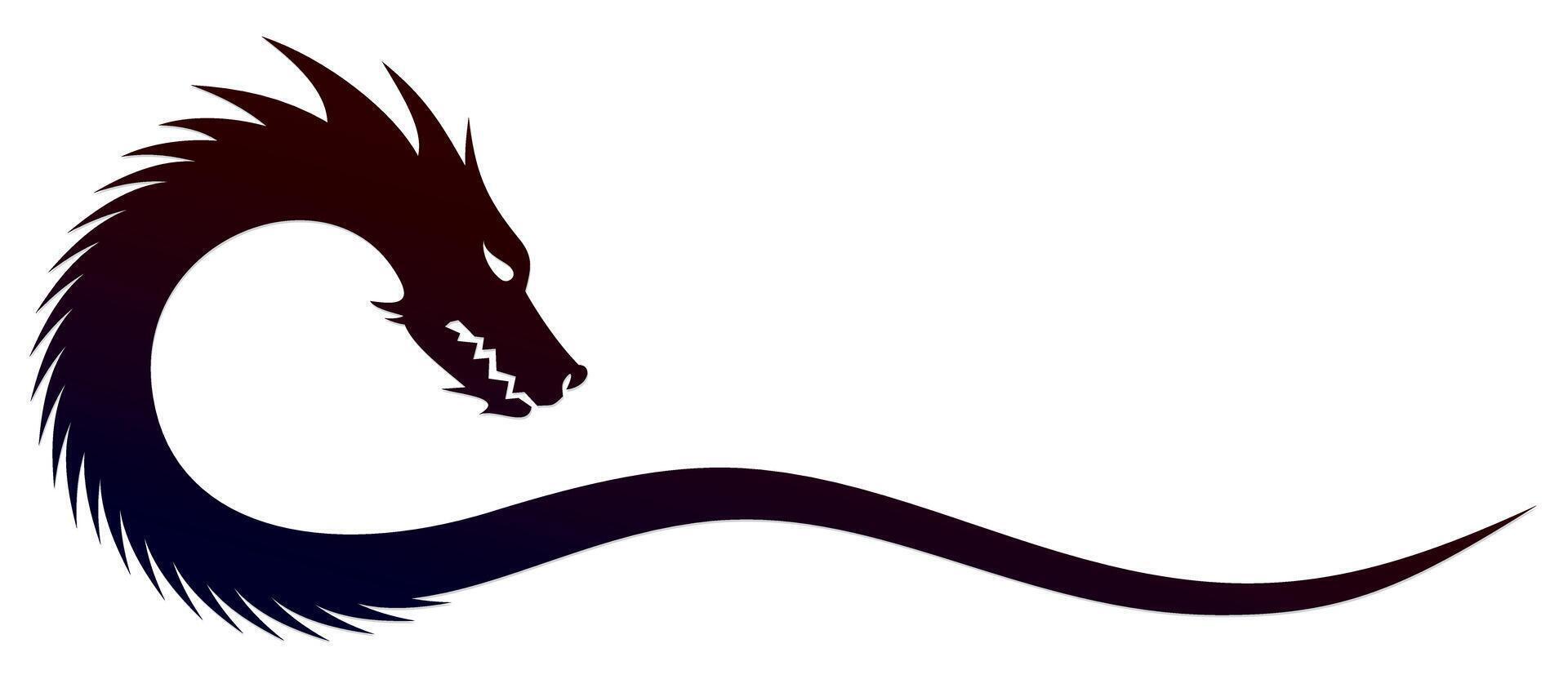 A Dragon Symbol. vector