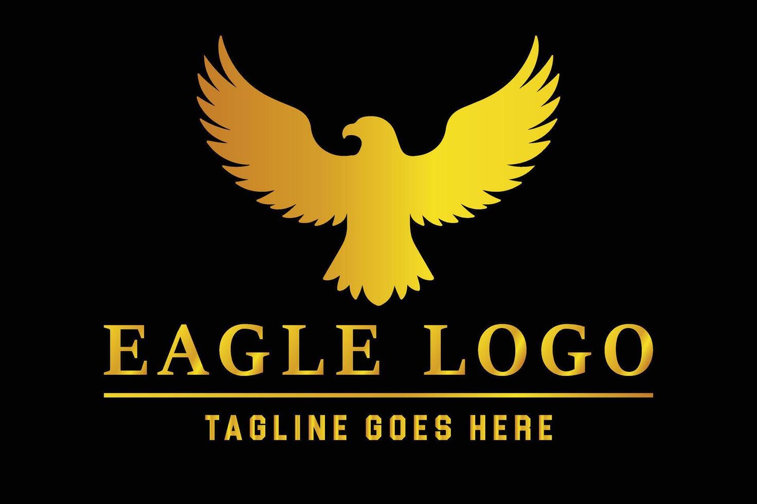 Eagle Logo for Tactical and Military Use vector