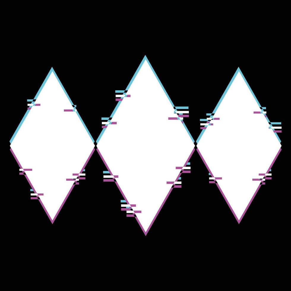super power glitch design vector