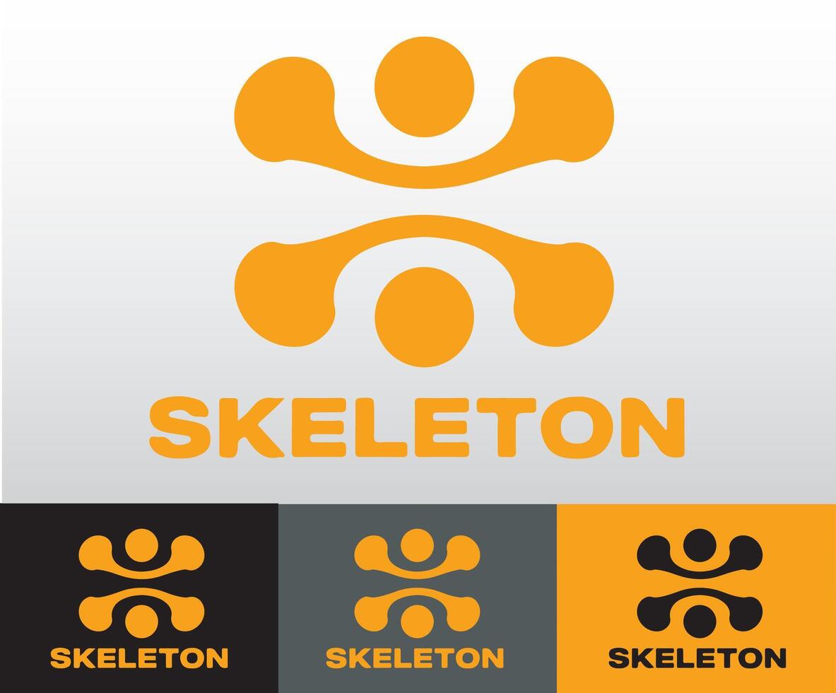 A distinctive skull design made to represent edgy or bold brands. vector