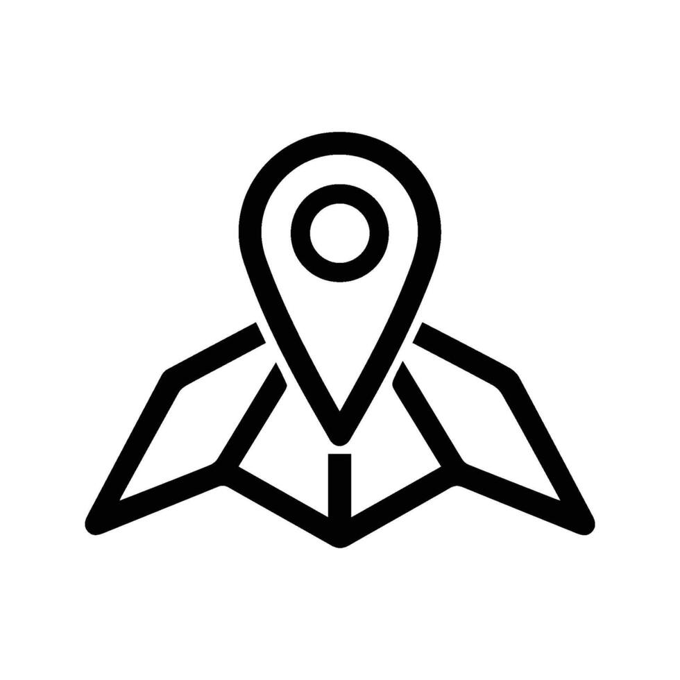 Map Icon. Location Point Illustration On Map. vector