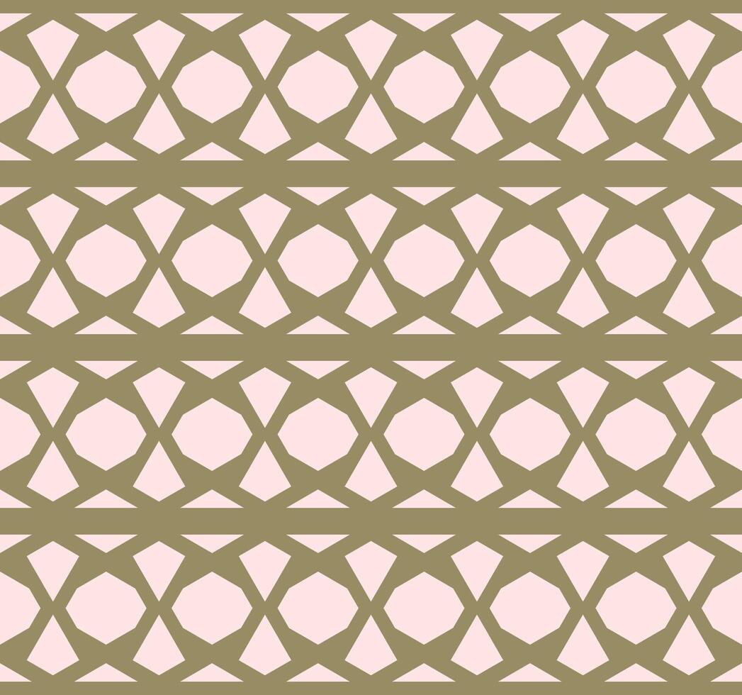 Geometric seamless pattern with octagons and triangles design vector
