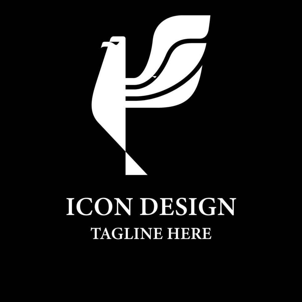Flying Eagle Logo Icon for Business vector