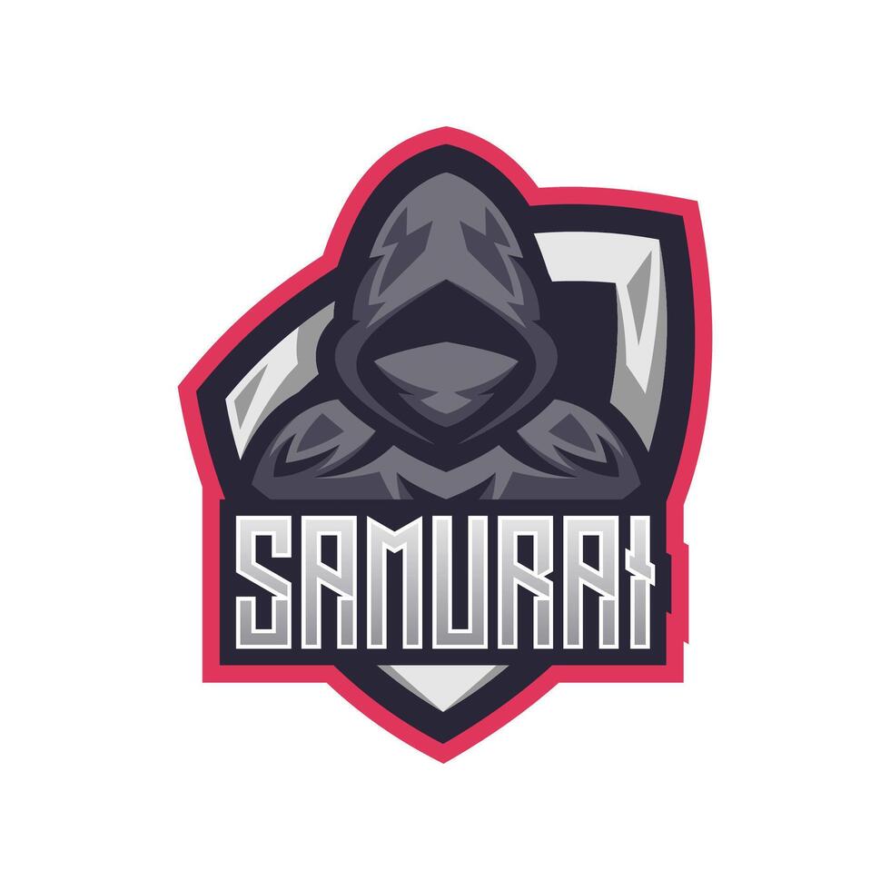Samurai E sport logo vector