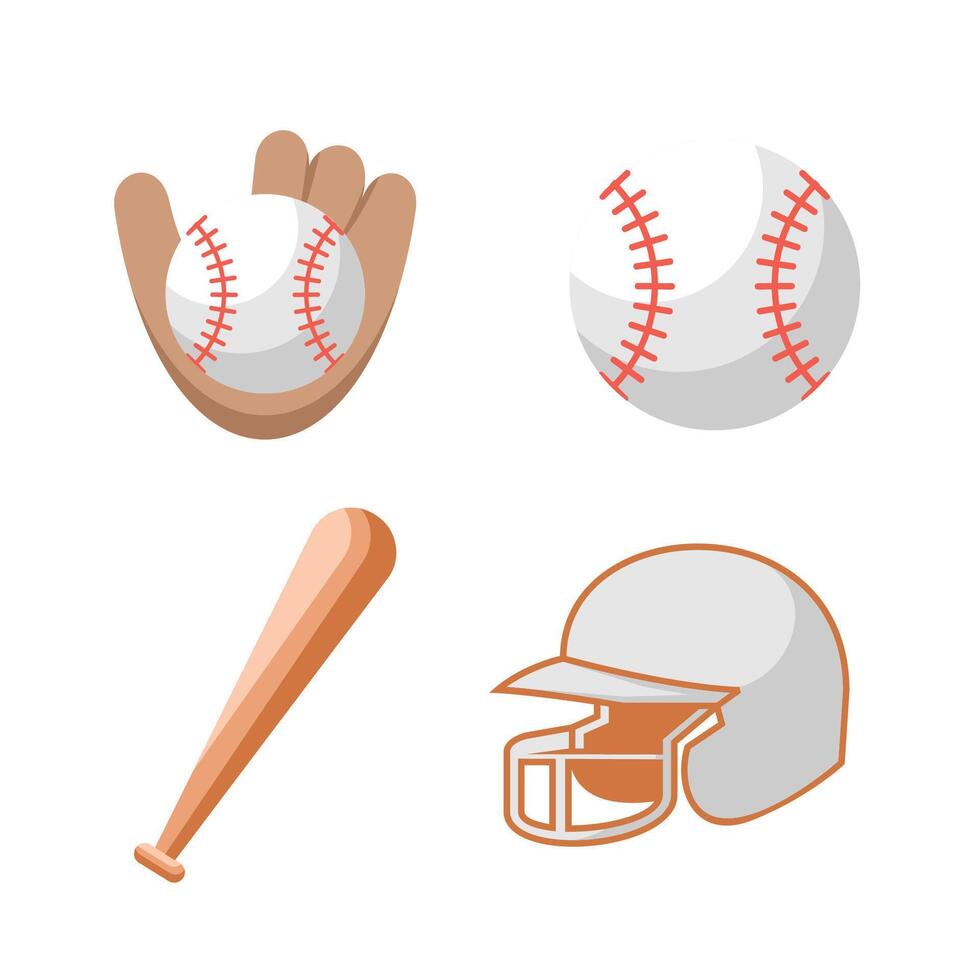 Baseball Equipment Icon Design vector