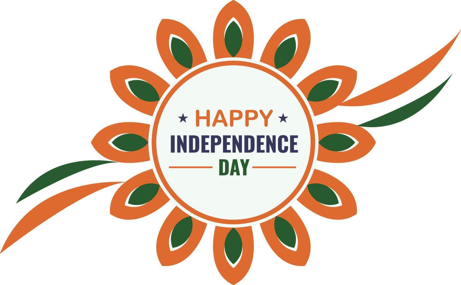 happy independence day design vector