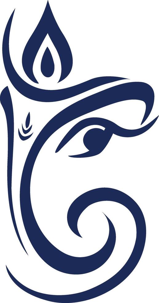 Ganesh Visarjan Art vector