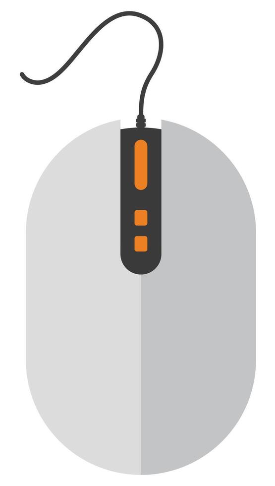 Computer mouse icon isolated on white background. vector