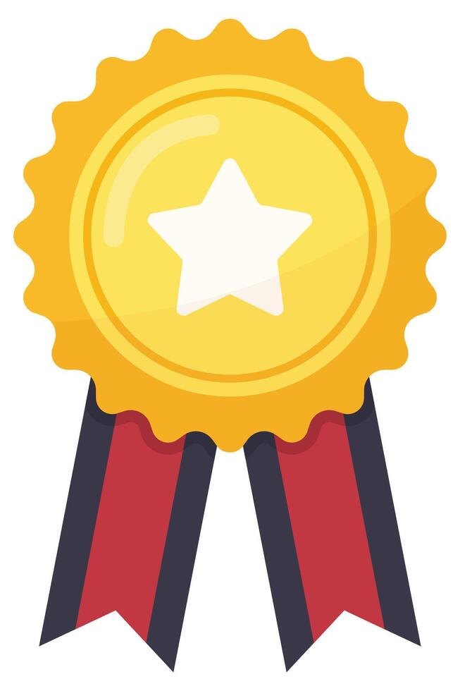 Award icon isolated on white background. vector