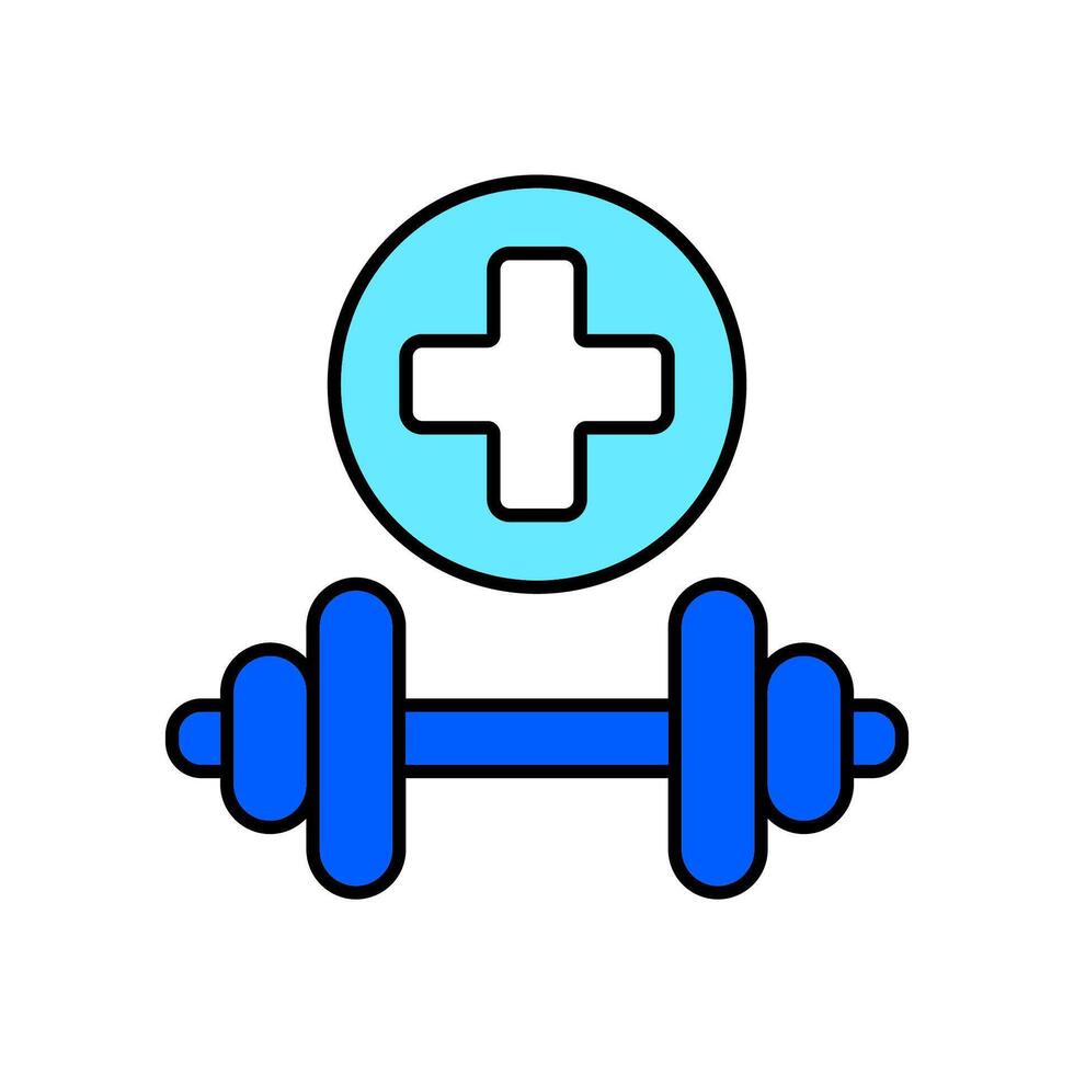 Icon a health lifestyle, isolated against a clean background vector