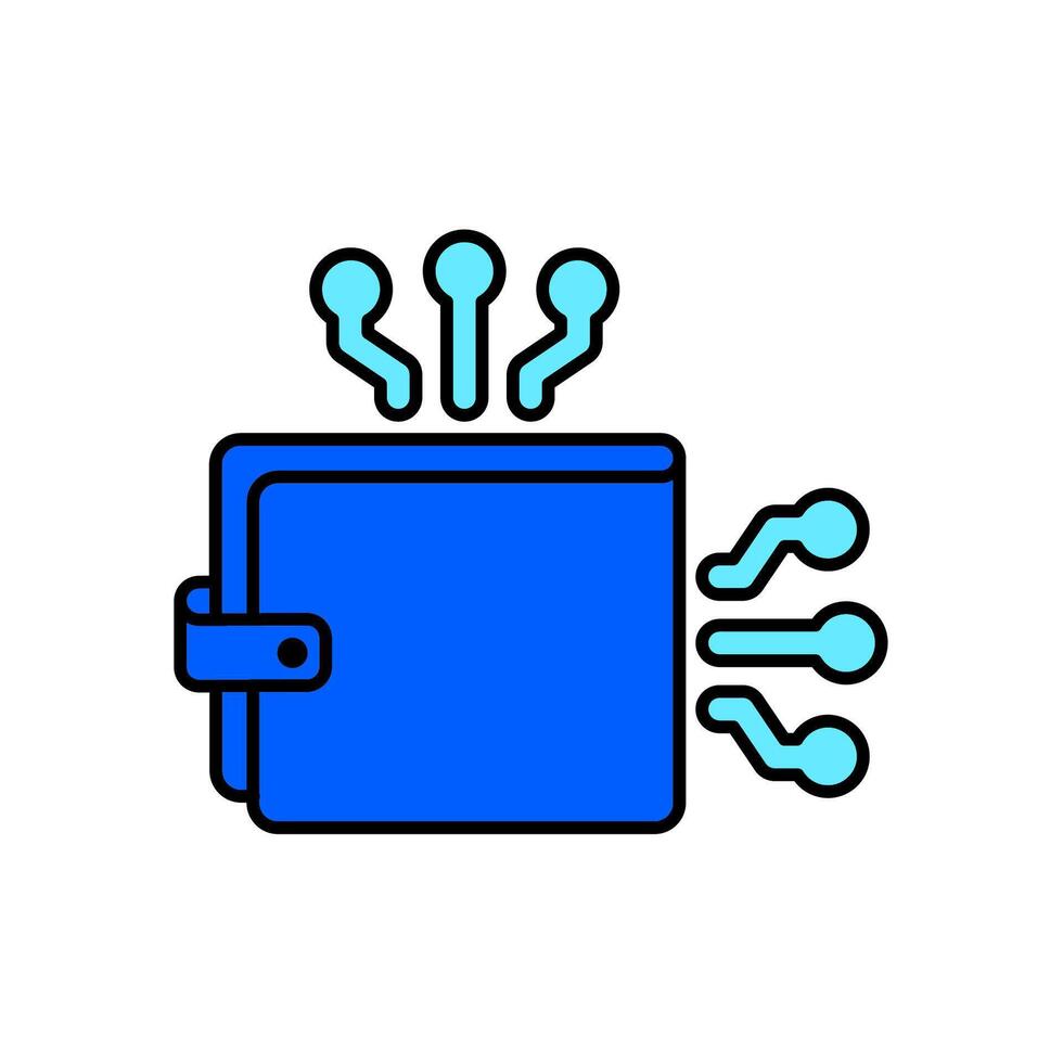 Icon a digital, isolated against a clean background vector