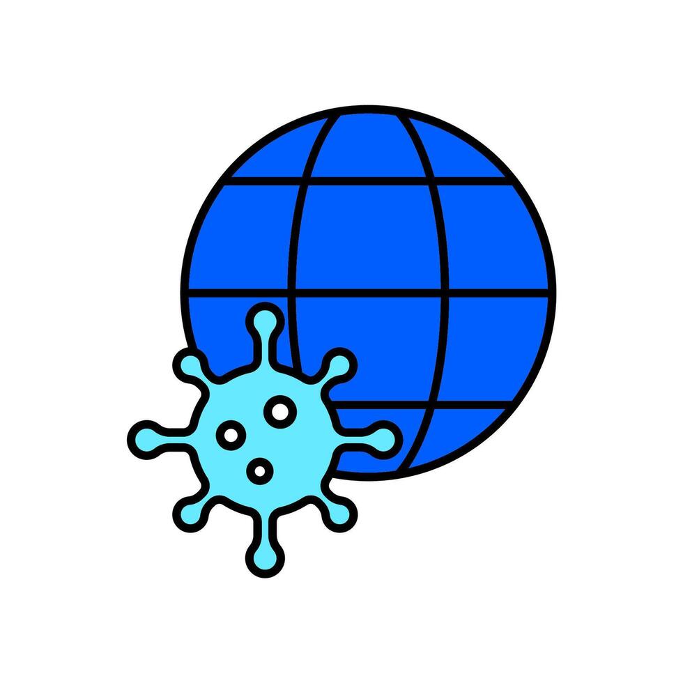 Icon a epidemiology, isolated against a clean background vector