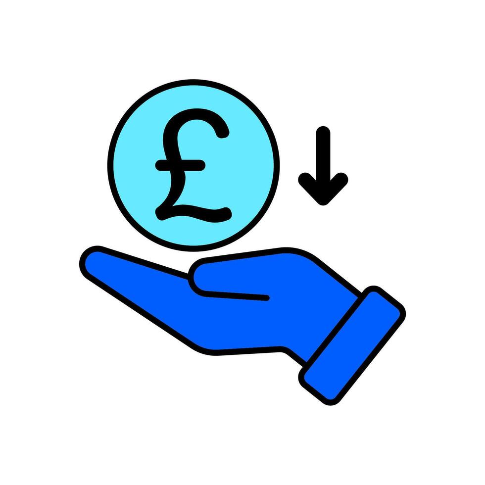 Icon a savings, isolated against a clean background vector