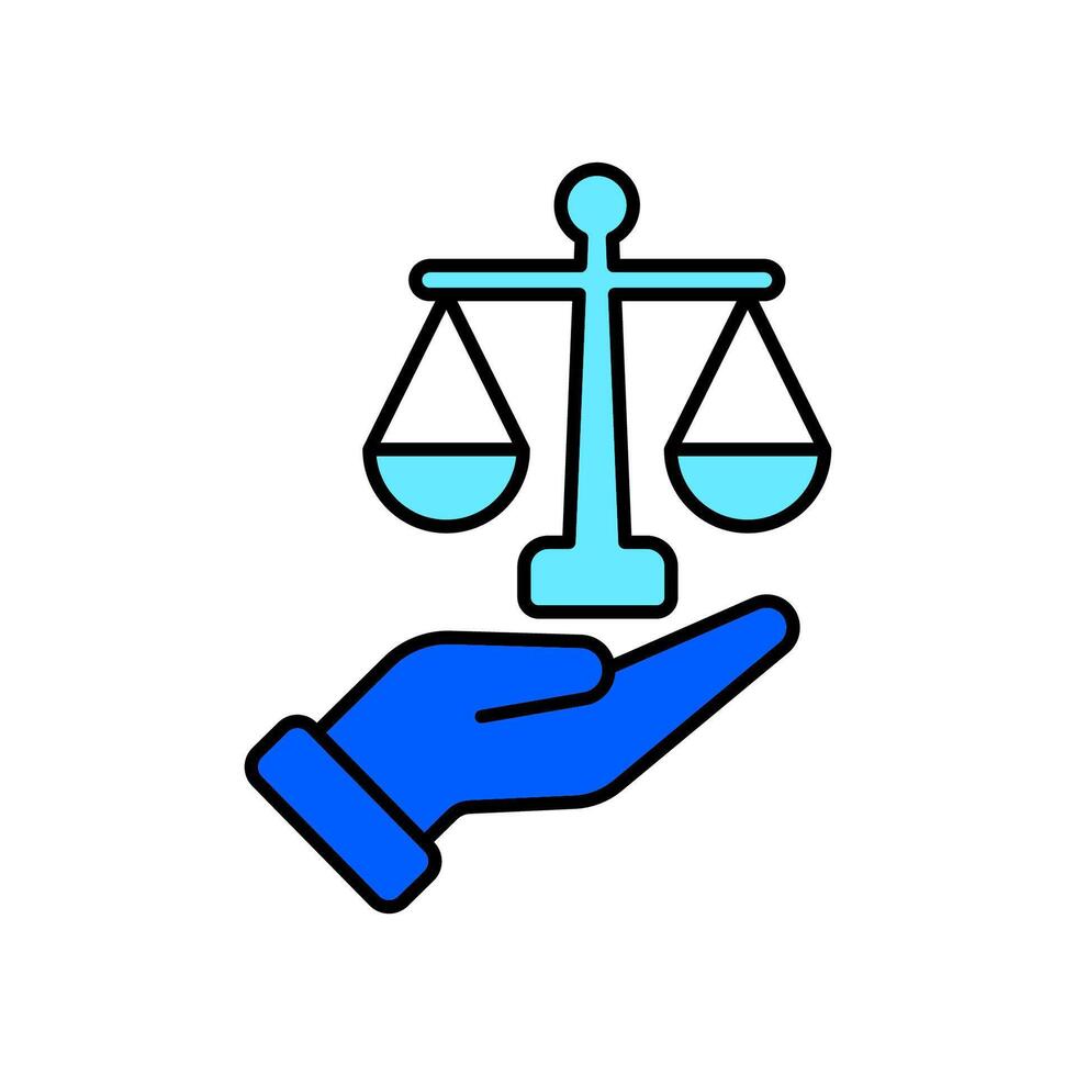 Icon a ethics, isolated against a clean background vector
