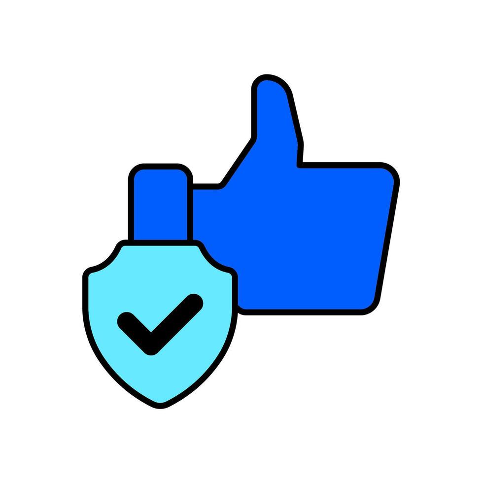 Icon a trust, isolated against a clean background vector