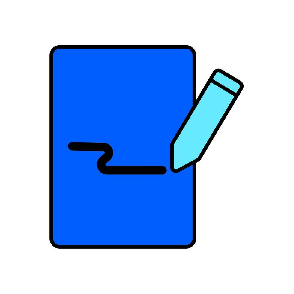 Icon a draw, isolated against a clean background. vector