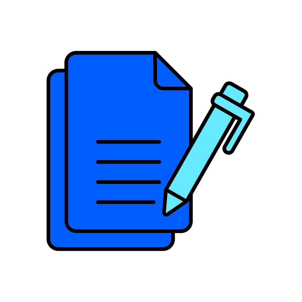Icon a document. vector