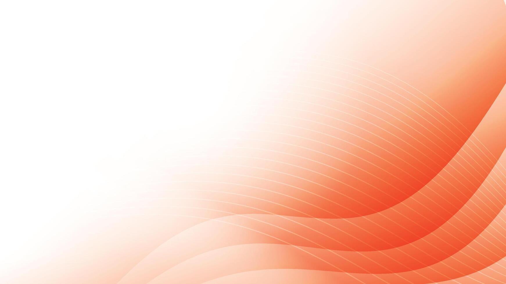 Abstract orange and white color, modern design stripes background with curve lines, eps10 vector