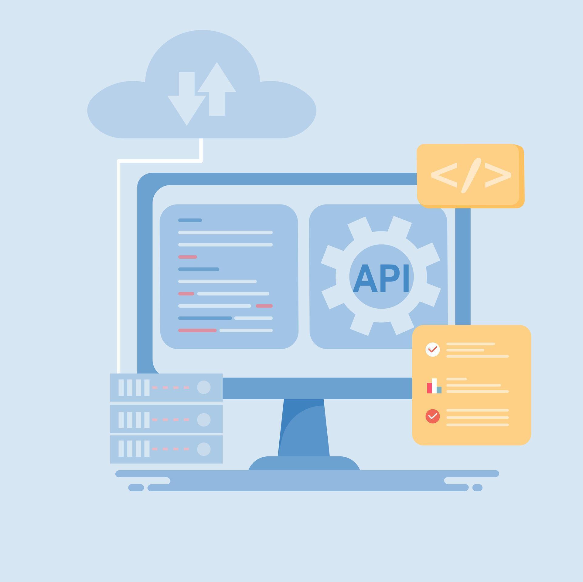 Api development in java 66661482 Vector Art at Vecteezy
