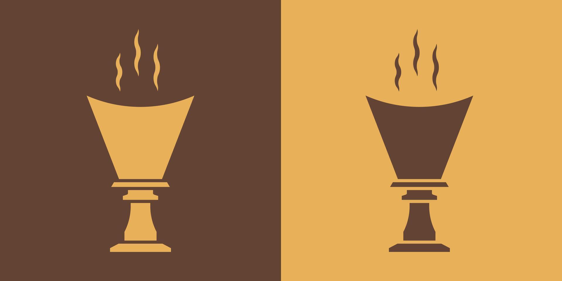 Arabian bakhoor icon set. Agarwood oud burner, aromatherapy vector