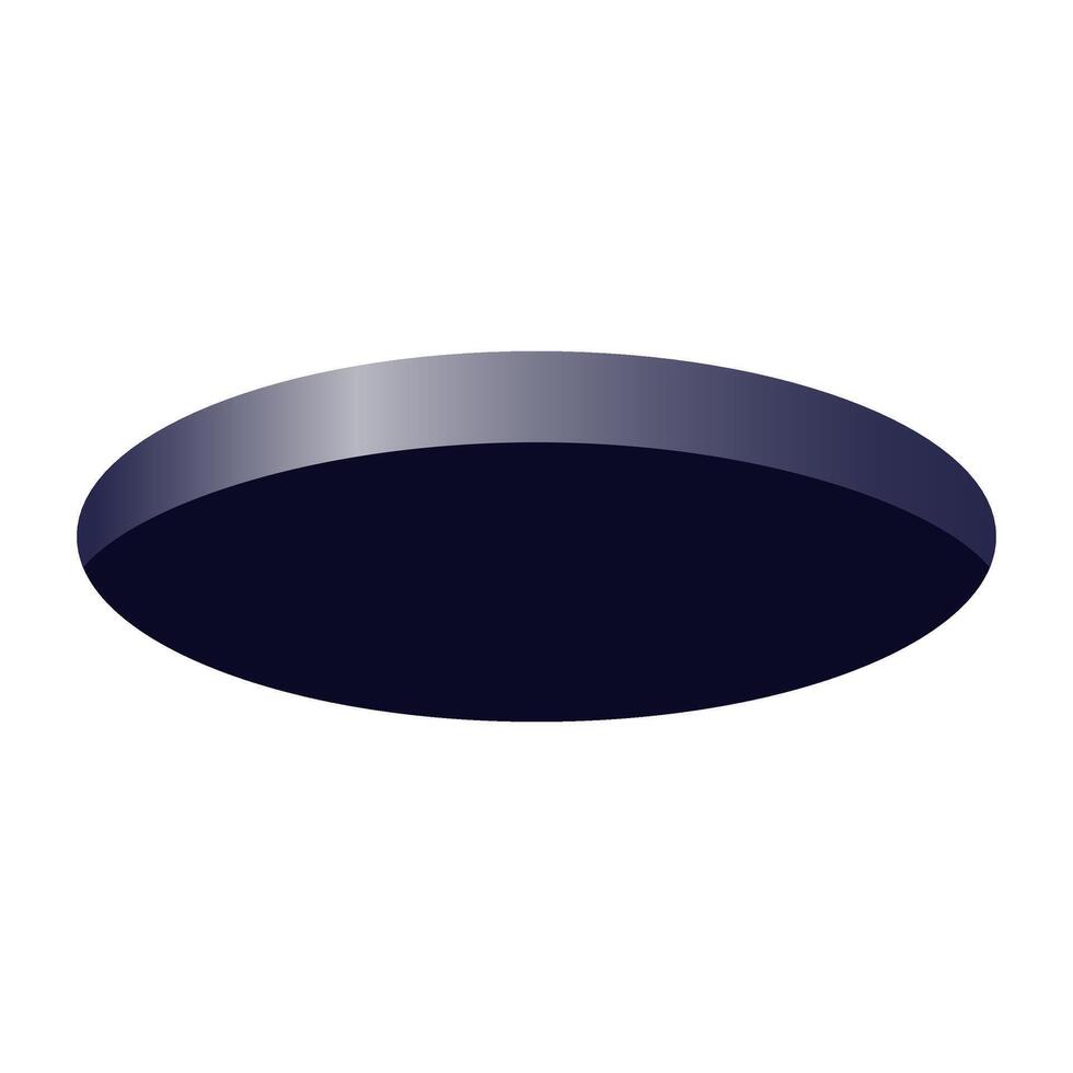 Manhole. Golf hole illustration vector