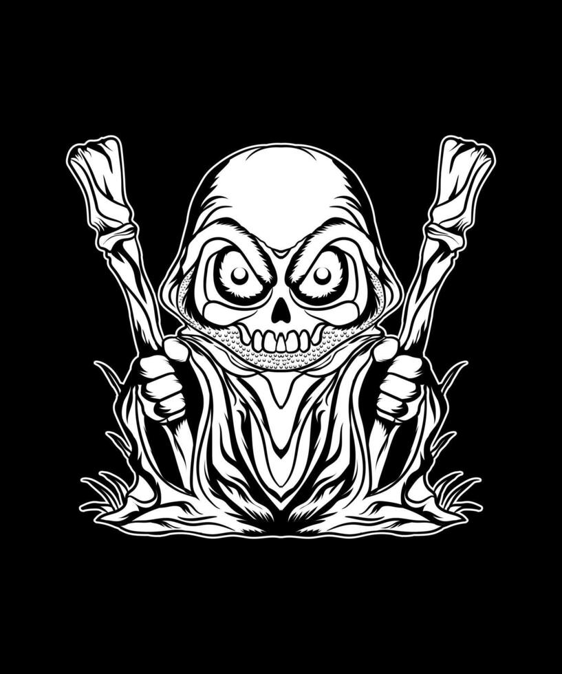Ghost design elements vector