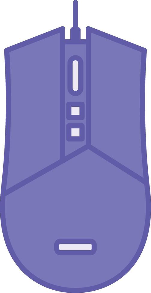 Colored Computer Mouse Icon. Cursor Control Device. Gadget, Technology. Concept Devices vector