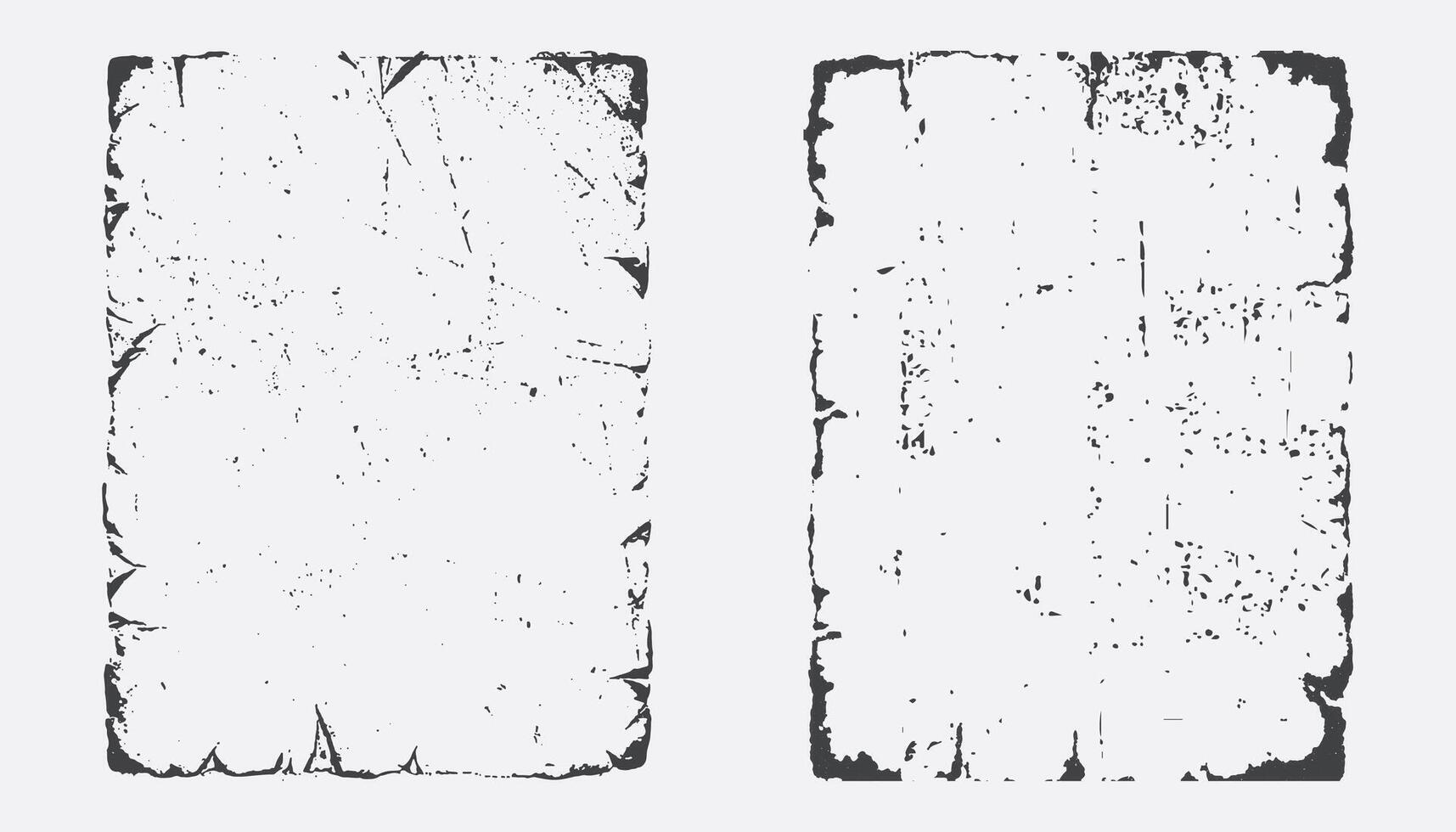 vintage texture of grunge paper. Distressed backdrop with old, worn overlay. Torn and crumpled pattern for poster or vinyl album cover vector