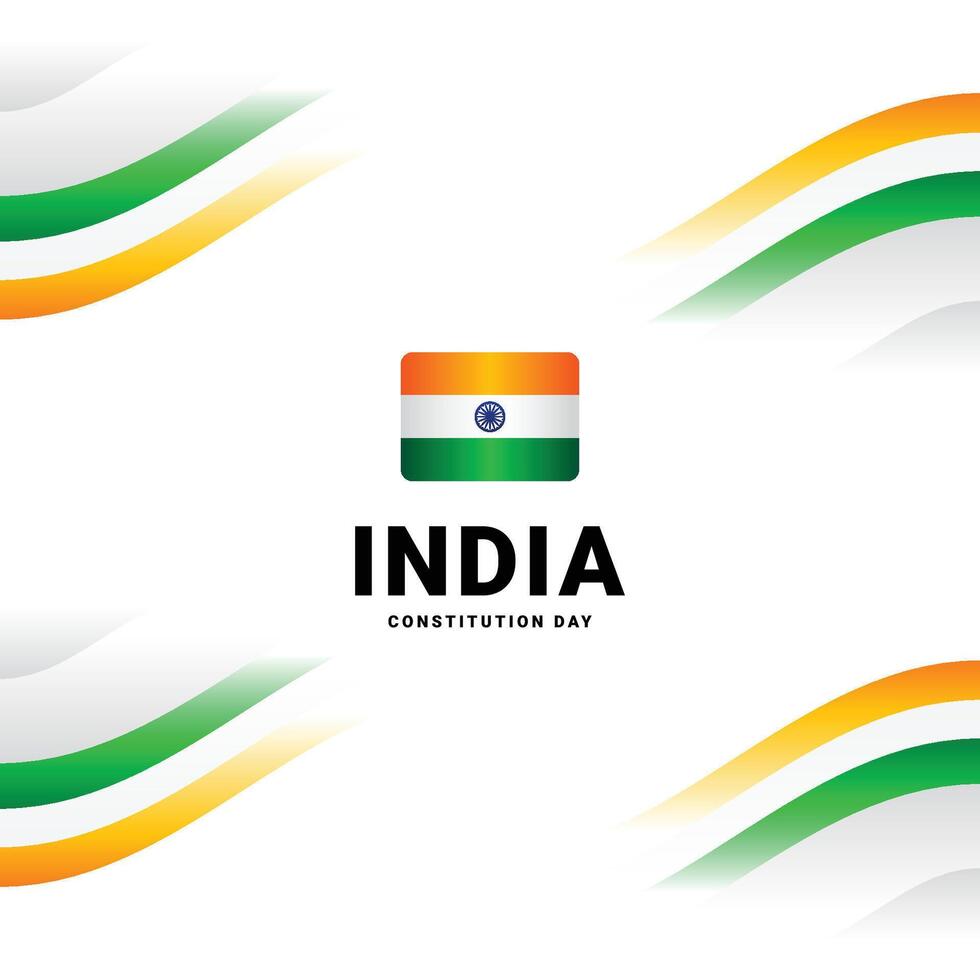 india constitution day background event vector