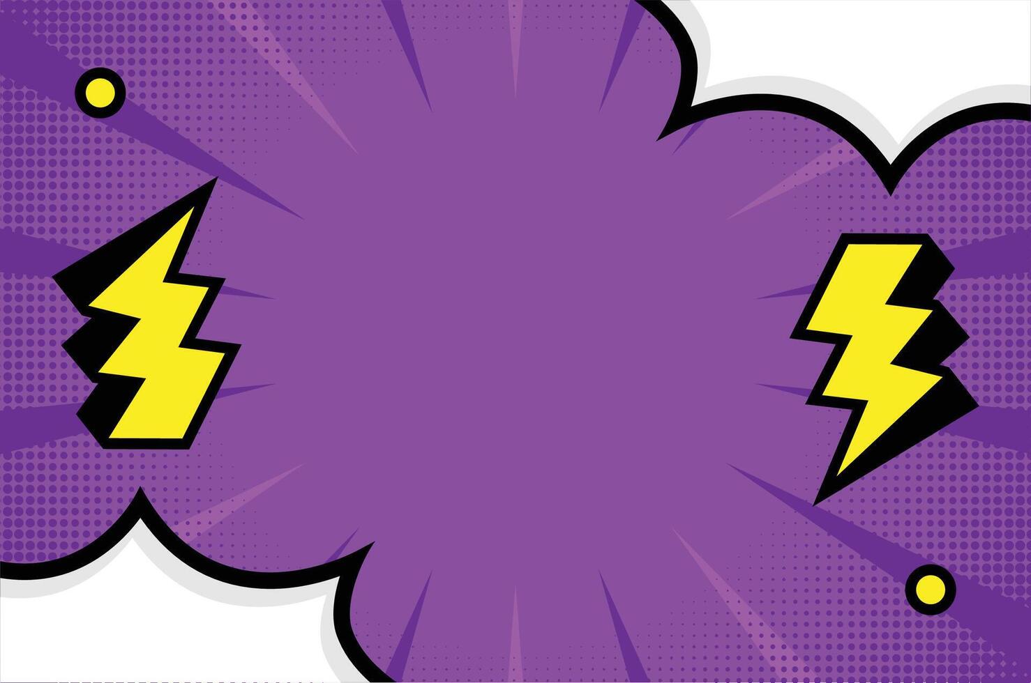 Colorful Comic Book Pop Art Backgrounds with Lightning Bolts-05 vector