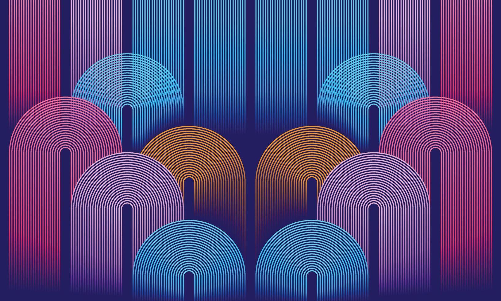 Abstract background geometric lines vector