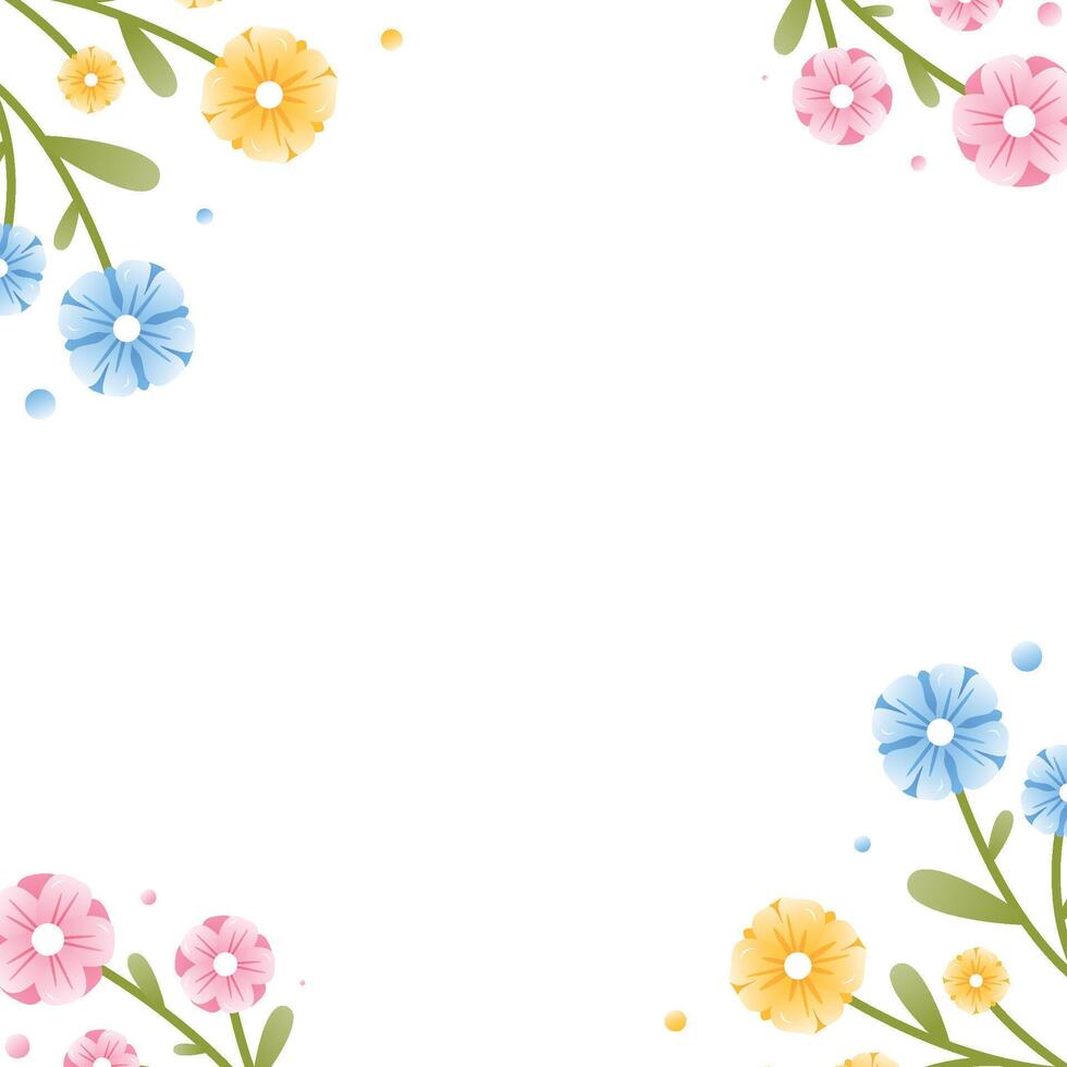 Frame Spring background event vector