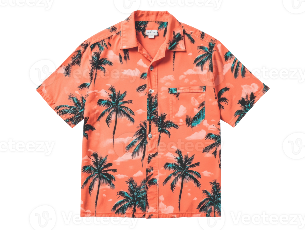 Vibrant tropical shirt design perfect for summer vacation png