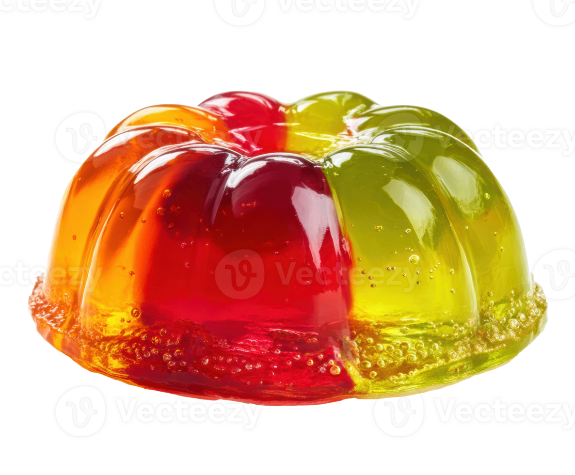 Colorful gelatin dessert ready for summer celebrations and gatherings png
