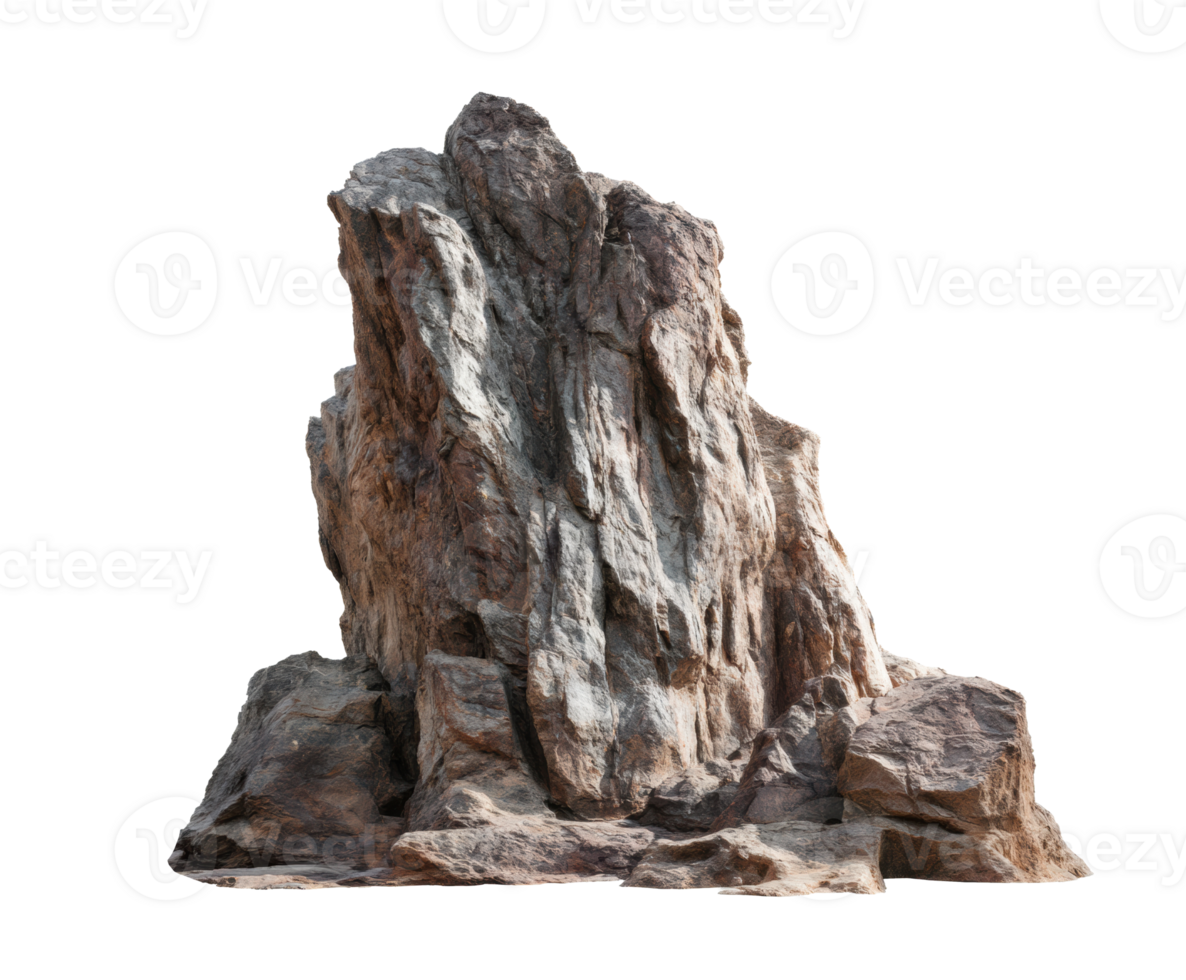 Natural rock formation for garden design and landscaping projects png