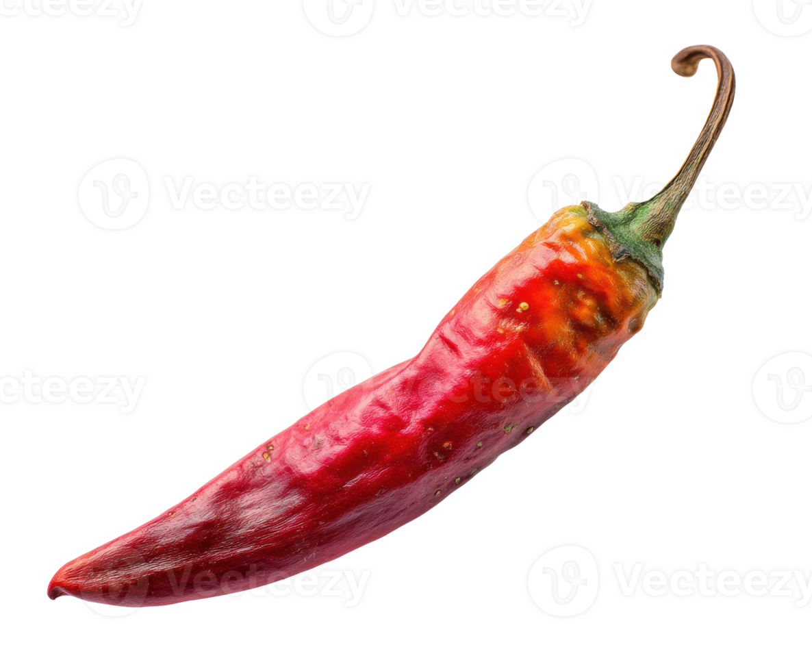 Red chili pepper for culinary use and spicy dishes preparation png