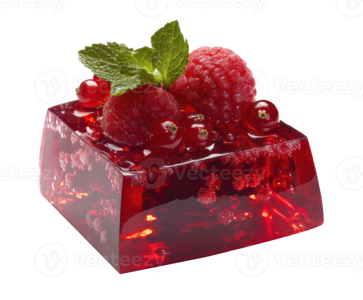 Raspberry dessert with mint leaves for summer gatherings png