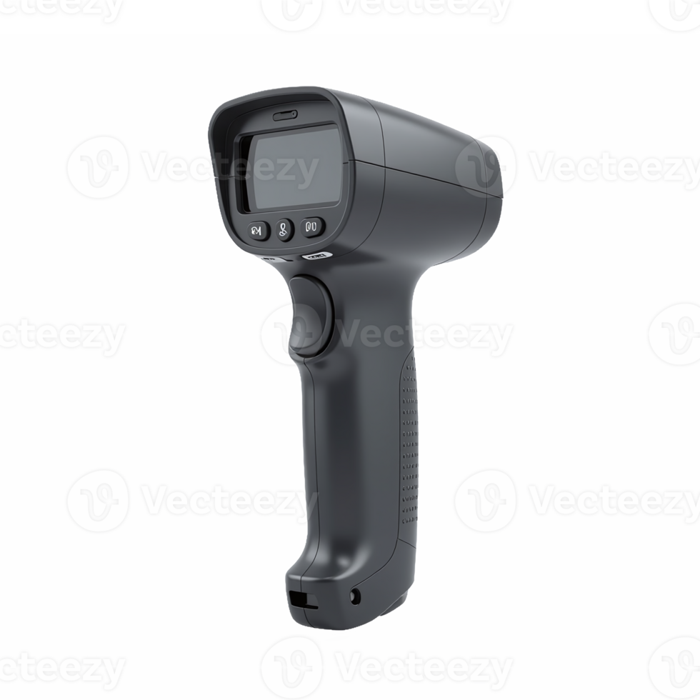 Infrared Thermometer NonContact Gun with Digital Display Transparent Clipping Path png