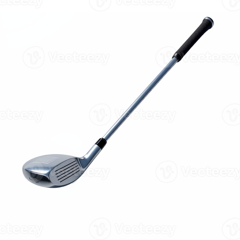 Golf Club Driver with Clipping Path Transparent Background High-Resolution Sports Equipment png