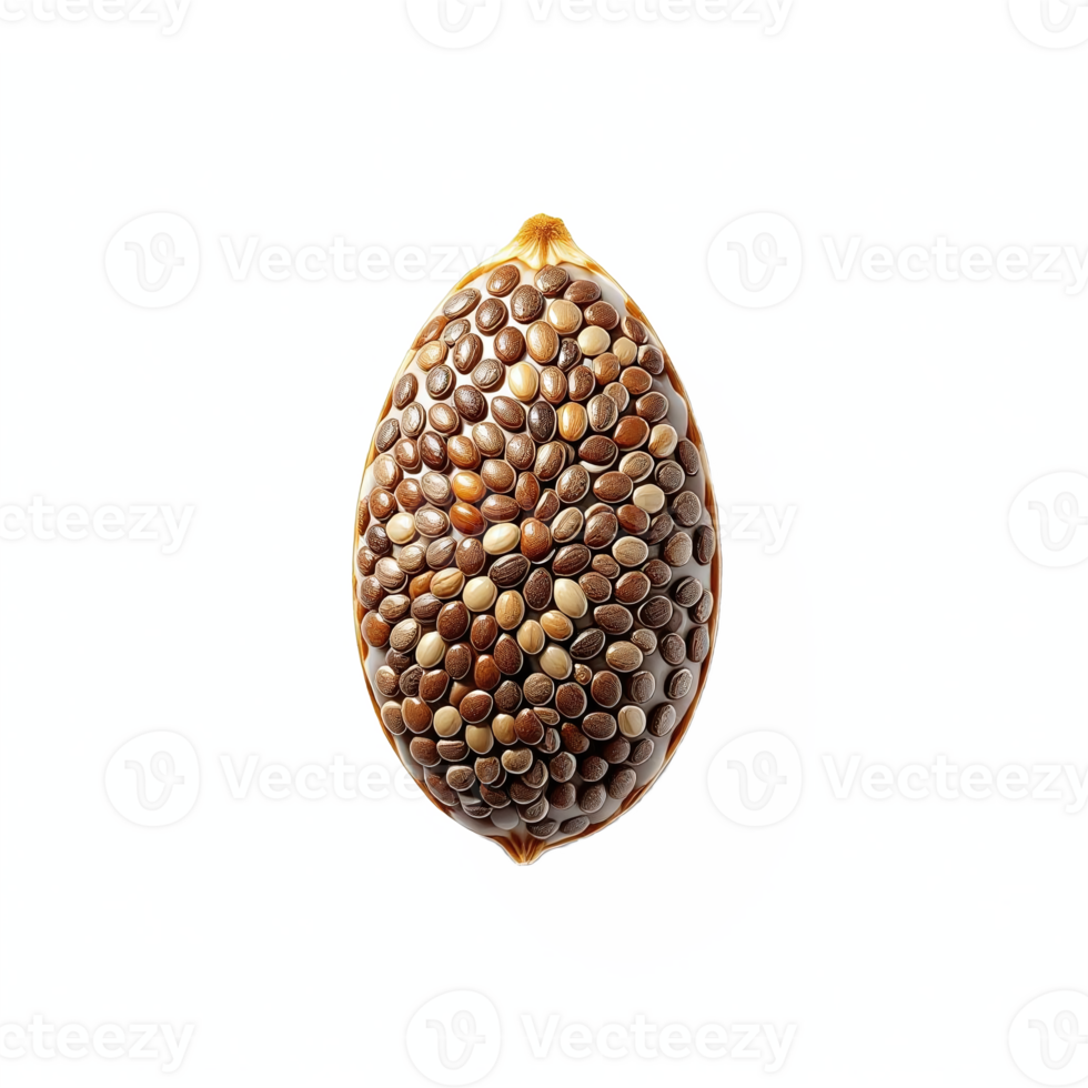 Illustration of Chocolate Easter Egg with Multicolored Sprinkles on Transparent Background png