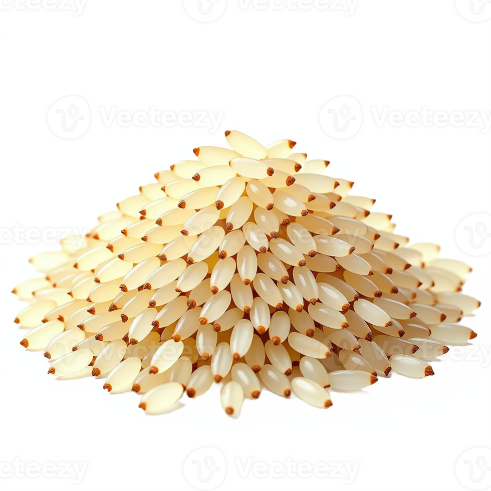 Pile of Pine Nuts with Transparent Clipping Path for Culinary and Nutrition Use png