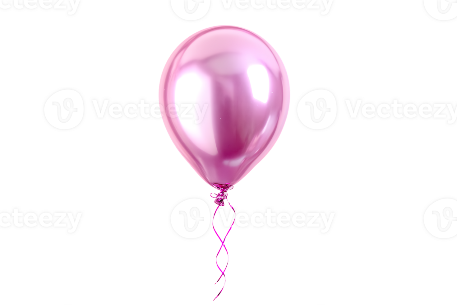 Pink Balloon Illustration Isolated on Transparent Background Celebration Decorations Event Party png