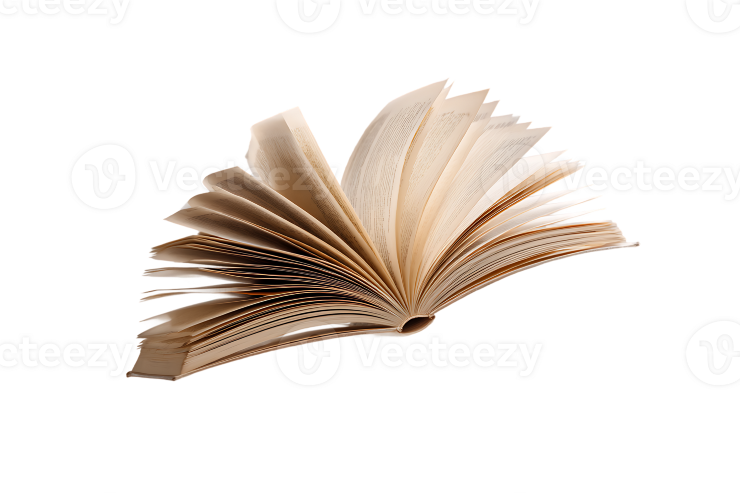 Open Book Isolated On Transparent Background for Education and Knowledge png