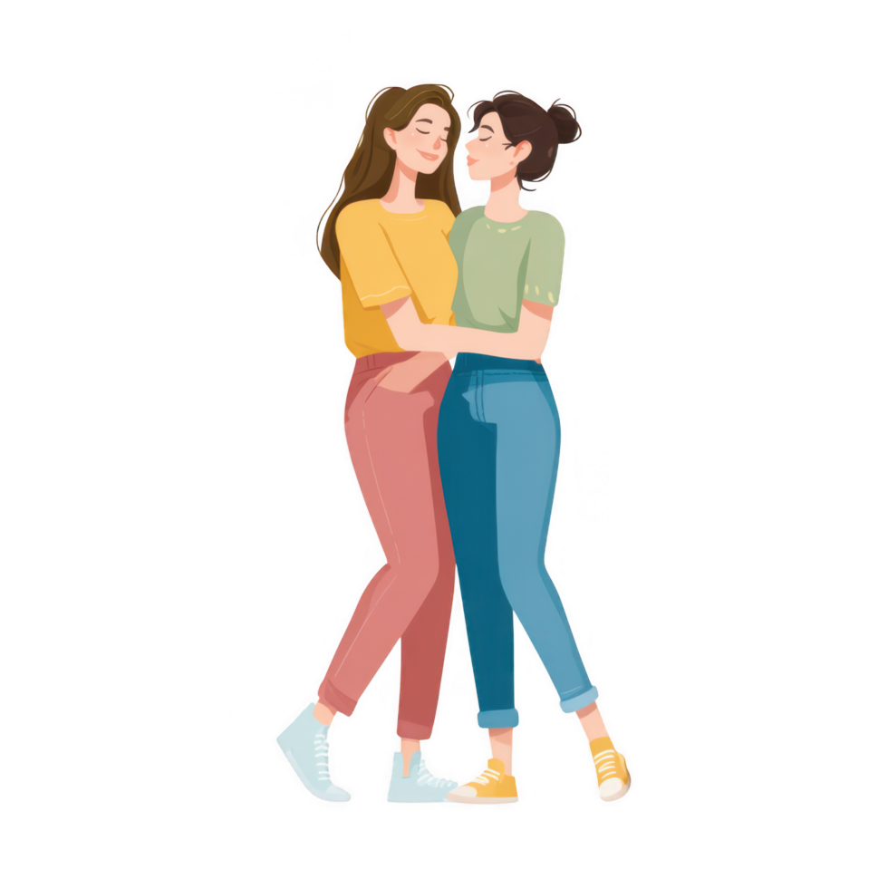 Loving couple embracing joyfully, showcasing affection and connection in warm atmosphere png